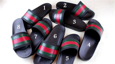 gucci slides with buckle|fake Gucci slides.